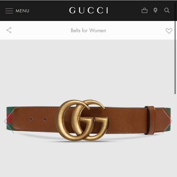 poshmark gucci belts